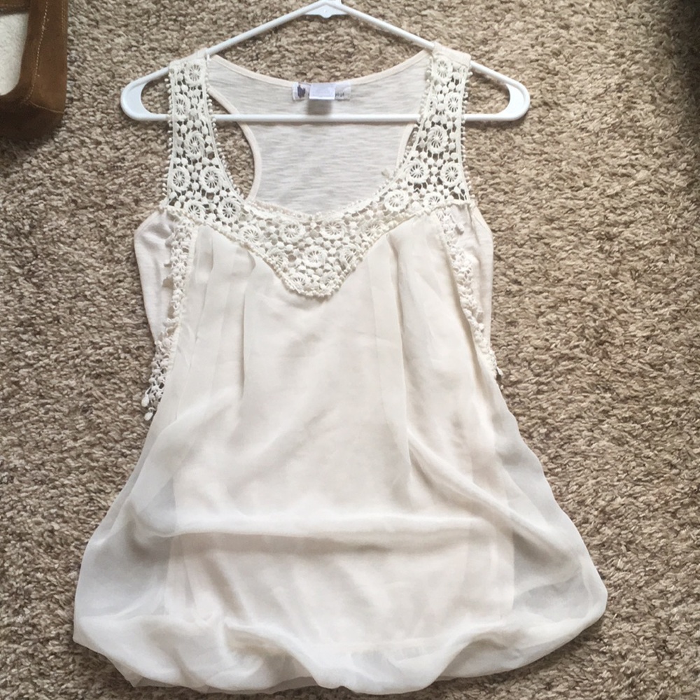 4/$15 Imaginary Voyage Ivory Tank